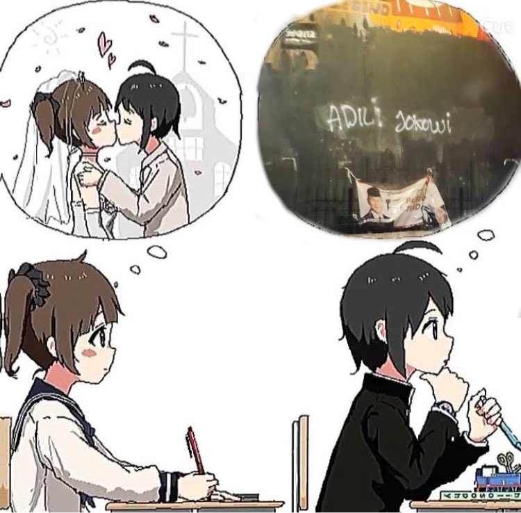 Laki pemikirannya emang simpel yeet!