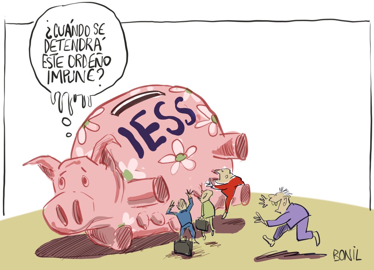 El  IESS, es la estafa piramidal más grande de la historia.

Aportas (obligado) durante décadas, para que una pandilla de políticos y burócratas roben y se enriquezcan ilícitamente.

Paren el robo..!