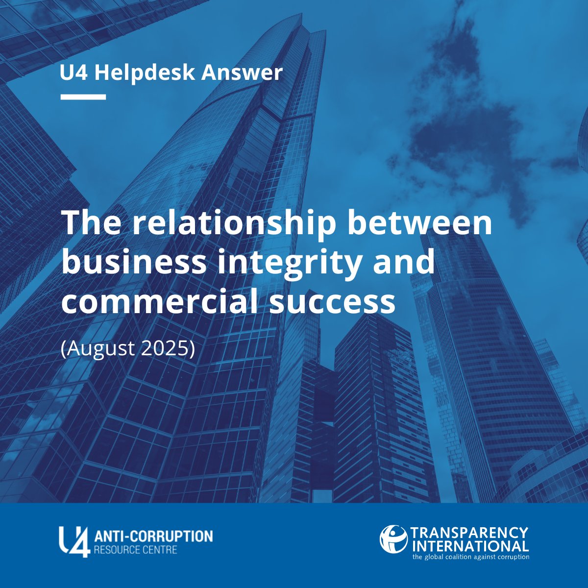 anticorruption's tweet photo. Corruption harms both markets and companies, leading to higher costs and damage to reputation. Strong integrity boosts innovation, efficiency, and growth — even for small businesses. 

🔗 Learn more in our latest #HelpdeskAnswer, developed with @U4_ACRC: https://t.co/BvTyN7P0v2 https://t.co/cCKxHBXucQ