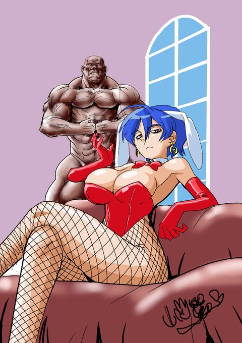 バニーの日だそうであんまり代わり映えしないいつもの落書きですね 