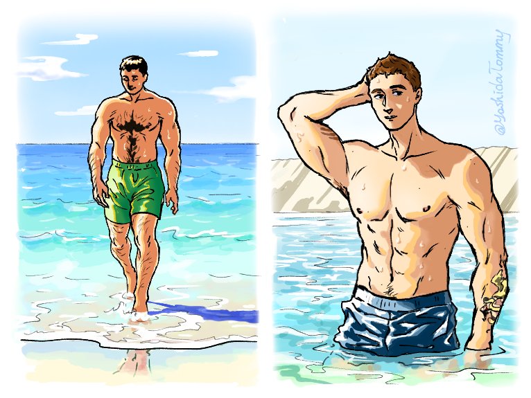 YoshidaTommy's tweet photo. #houseofashes #jalim #salimothman #jasonkolchek
Of course I can't let the summer end without drawing something themed 🌅 https://t.co/dfssmXJT6R
