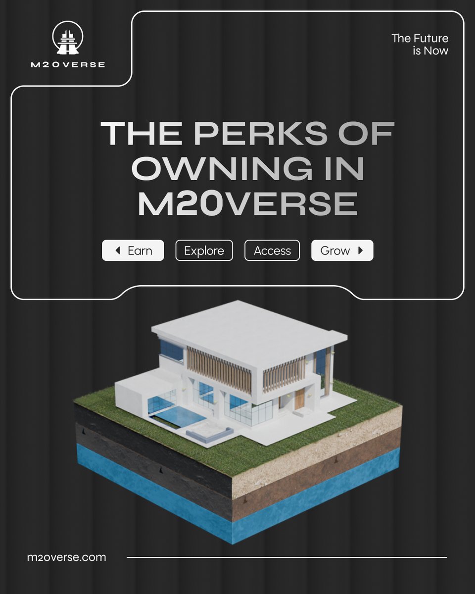 M20VERSE's tweet image. ✨ Owning land in M20verse isn’t just digital… it’s personal.

💎 Why it matters:
👉 Build, rent, or sell to earn real rewards
👉 Immersive experiences
👉 Long-term growth 

#virtualwords #WealthBuilding #Assets