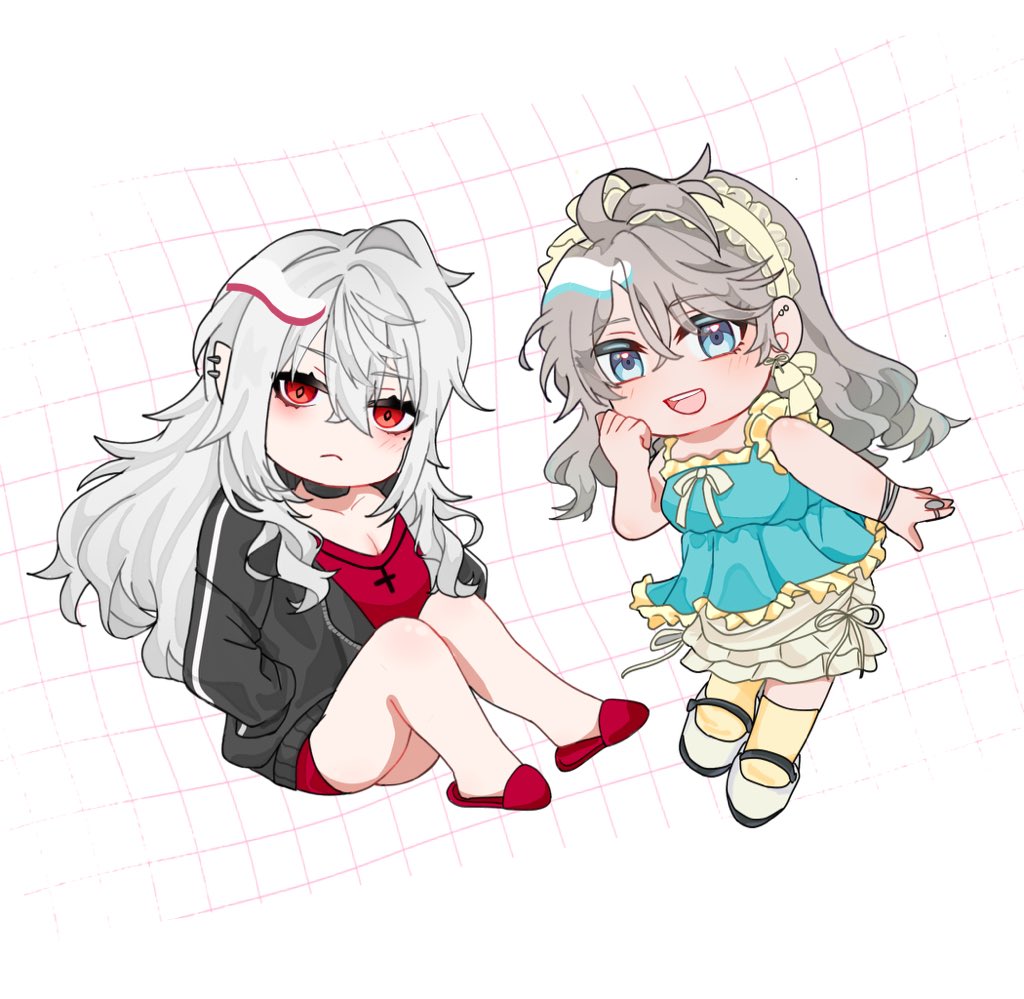 nono_oder's tweet photo. サーニャちゃんと陽菜ちゃん
#SanyArt #ちぇりぶろ2025 https://t.co/rCqoUp5taG