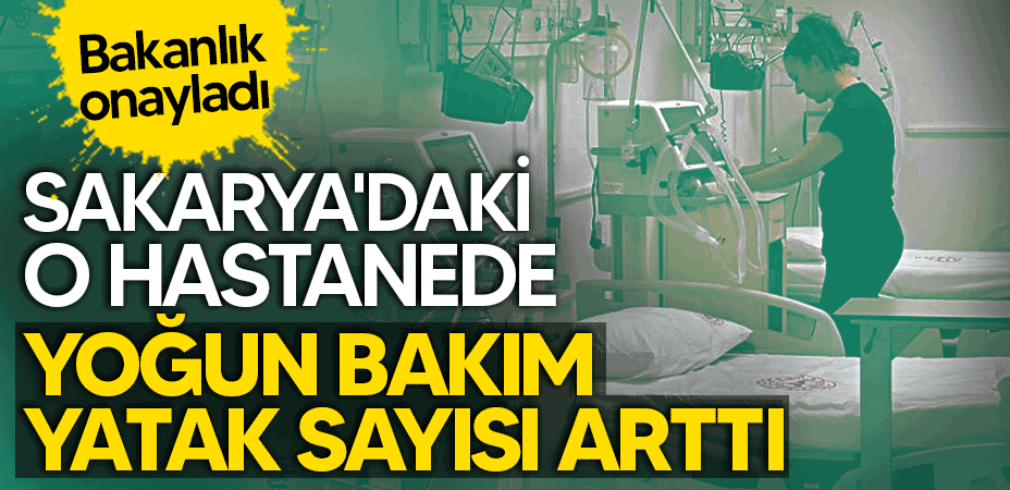 SakaryaMedyabar's tweet photo. Bakanlık onayladı: Sakarya'daki o hastanede yoğun bakım yatak sayısı arttı.

Haberin ayrıntıları
https://t.co/To64bkrrdl https://t.co/y27SYkjEEb