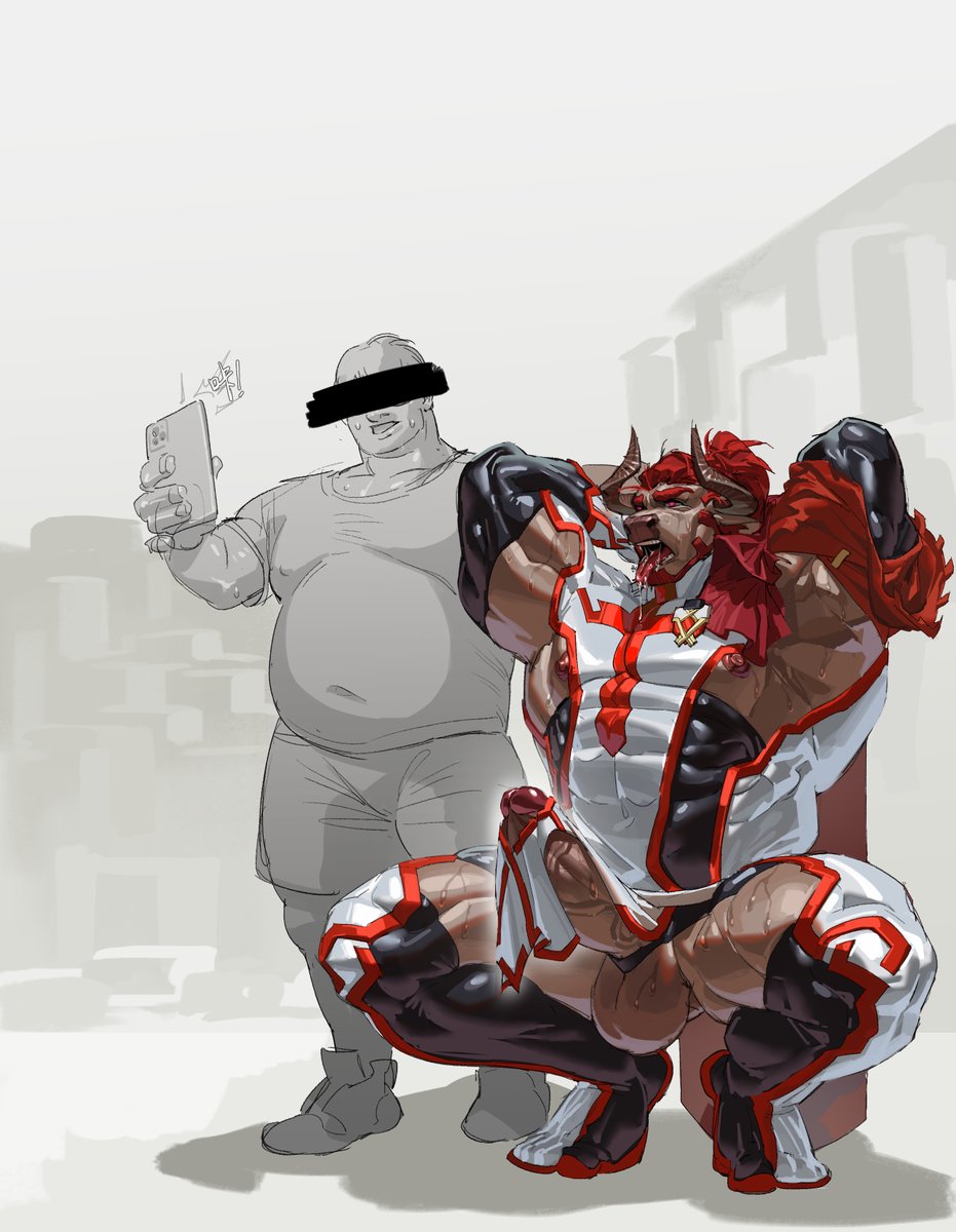 “如我所想，肉棒直直的挺起，让他的龟头和阴茎的形状都能看得一清二楚，是一根形状上非常完美的肉棒，我感觉得到我妄想中的原本的痴汉的肉棒已经灰飞烟灭，完全被这根漂亮的肉棒给替代了。”……

也画了我自己的oc圣武士武烈珥！内容为<a href="/caster_ds/">CasterDS</a>
的文 
你是谁请支持DS 
pixiv.net/novel/show.php…