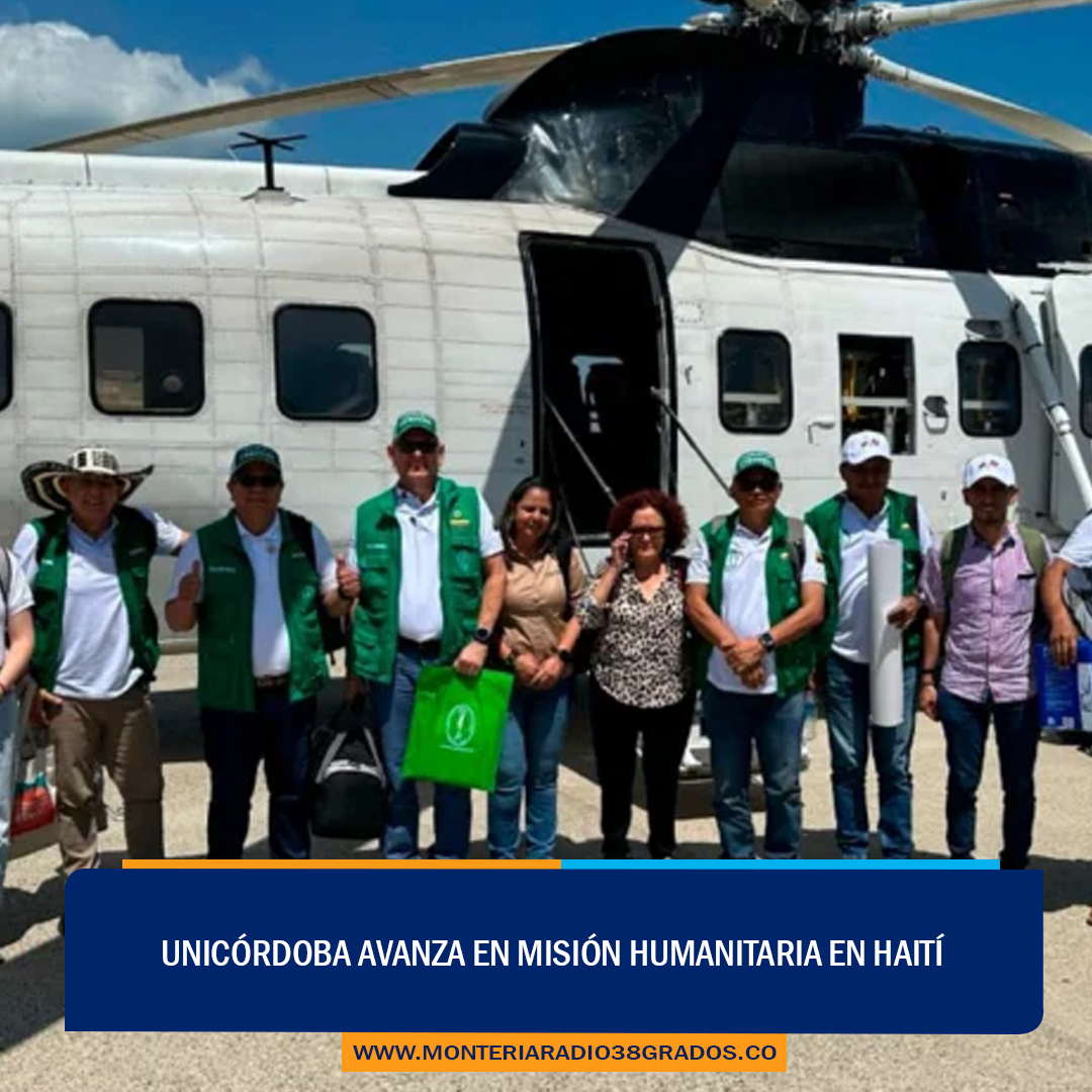 Unicórdoba avanza en misión humanitaria en Haití

monteriaradio.com/2025/08/21/uni…