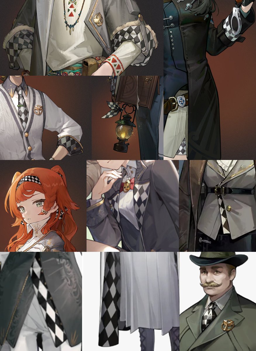 A signature checkerboard pattern unique to Foundation members.