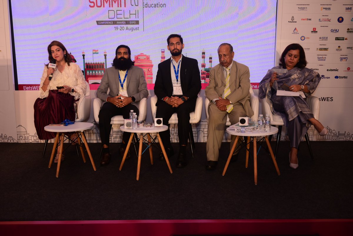 dl_magazine's tweet photo. At the 33rd Elets World Education Summit Delhi, a panel on “Smart Schools of Tomorrow: The Role of EdTech in Transforming School Education” highlighted how technology is reshaping the future of schooling and enabling innovative learning models.

#EletsWES https://t.co/RTbbuDqAOY