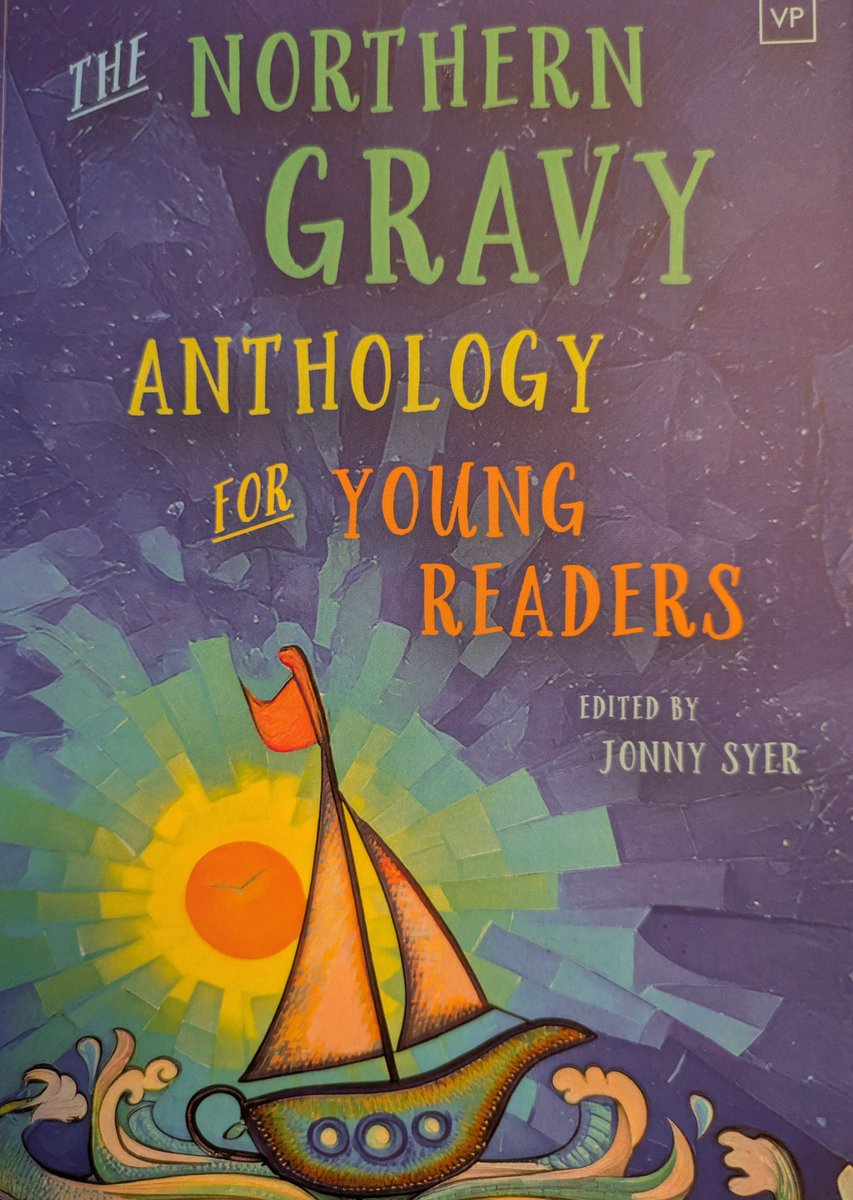 Katypoet's tweet photo. ⛵ Belated congrats &amp; thanks to Jonny Syer (Ed) @NorthGravy for producing this treasure trove of poems &amp; stories for school-age children! Bright, engaging, witty, humorous pieces in fresh styles. 
Chuffed to have my vegetarian werewolf and anti-spelling spell in the mix! https://t.co/ICAHoGtzg8