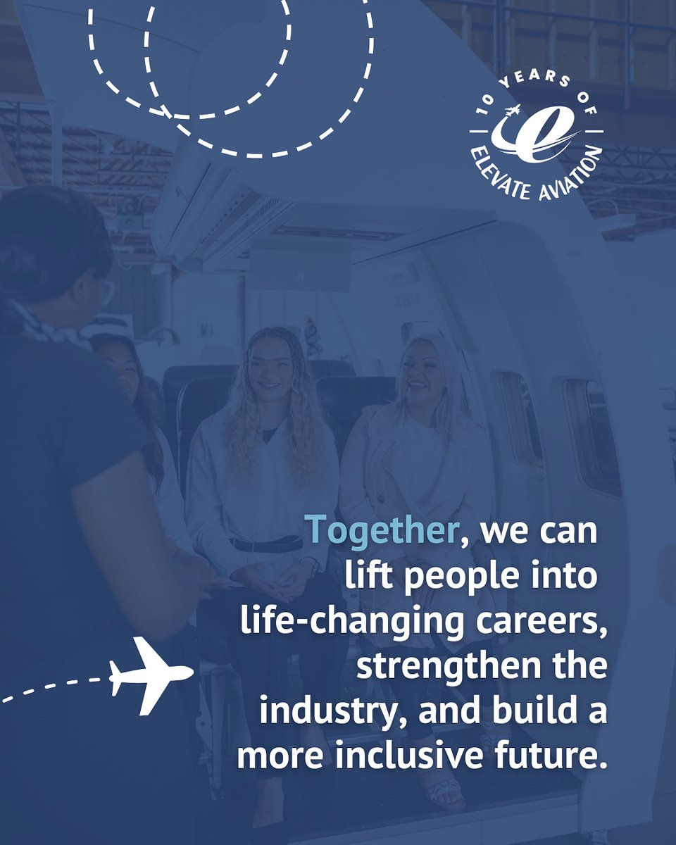 Big news: Elevate Aviation is now an official registered charity! 🎉

We exist to create equity in aviation—supporting women &amp; underrepresented groups through mentorships, programs &amp; career tours. ✈️

Fuel the movement &amp; donate today: elevateaviation.ca/donations/dona…