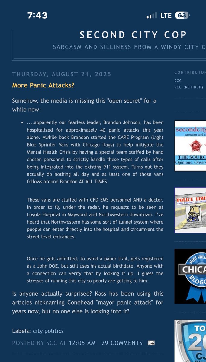 Dan Proft (@danproft) on Twitter photo BLM Brandon is a panicked man with much to be panicked about. Fortunately, he has his "intellectual prowess" to fall back on.
H/T <a href="/SecondCityCop/">Second City Cop</a> BLM Brandon is a panicked man with much to be panicked about. Fortunately, he has his "intellectual prowess" to fall back on.
H/T <a href="/SecondCityCop/">Second City Cop</a>
