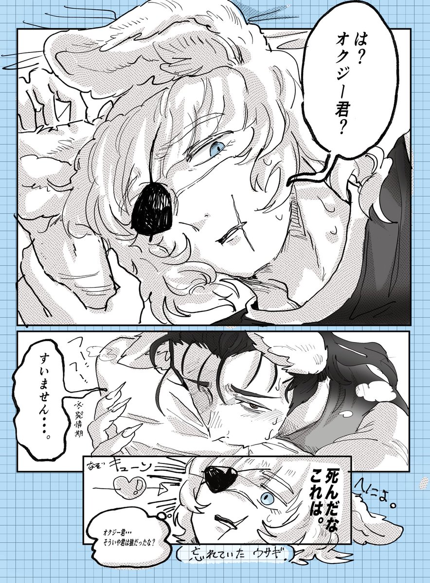 オクバデ
続:狼オクジー君×兎バデーニさん🐺🐰
バニーの日🐰😌 
