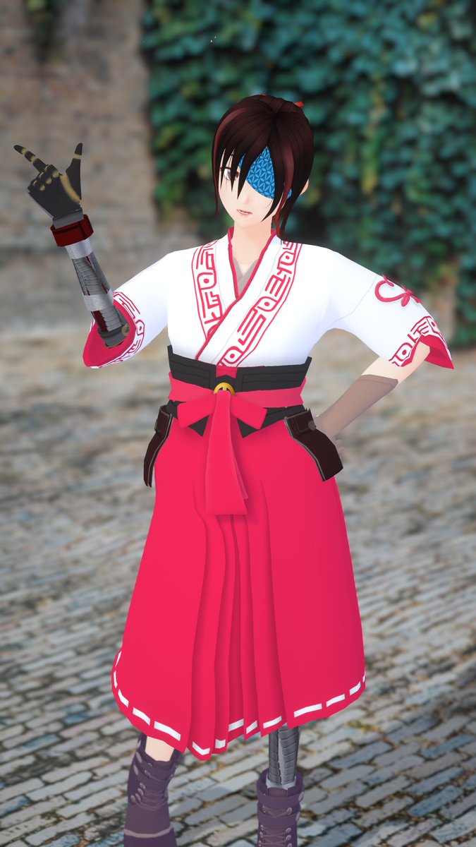 なんて言っていて思い出したので、久しぶりにオノゴロ物語ハルさんのコスプレ衣装。
#VRoid #VrmPosingDesktop