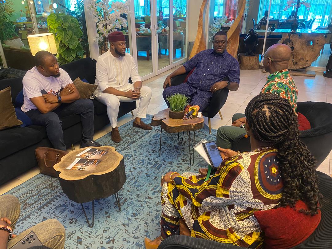 After the awe &amp; thrill of visiting the sacred Temple of Pythons in Ouidah, the Trans Africa Tourism &amp; Unity Campaign team had an insightful engagement with H.E. Albert Siaw-Boateng, ECOWAS Director of Free Movement of Persons, &amp; Mr. Obinna Ajugwo, Program Officer for Border Mgmt.