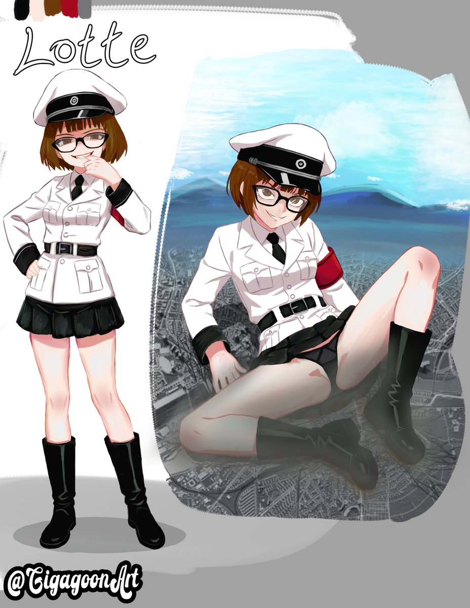 So... some people were asking me to make an OC, so I've been working on one, combining things I like and stuff. I hope you like it :3 I love how it turned out, so I think it's here to stay
#sizetwitter #giantess #巨大娘