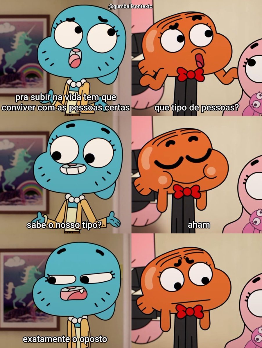 O incrível mundo de gumball fora de contexto tweet media