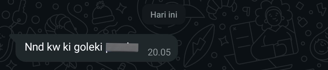 Pov : ketika ketua panitia tumbang dan ga ngasih kabar😂