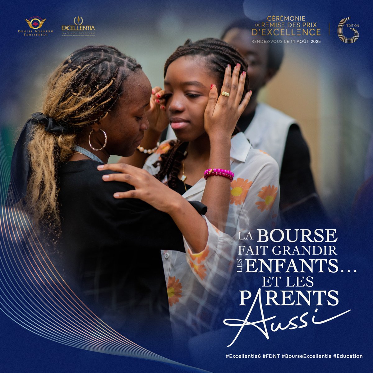 Les plus nobles larmes de la République : Quand une bourse fait grandir les enfants… et les parents aussi.

Le 17 août 2025, 21 boursiers, issus de la 6ᵉ édition du programme Excellentia, de la 3ᵉ édition Lualaba Bora et de la 1ʳᵉ édition Haut-Katanga Wantashi ont quitté