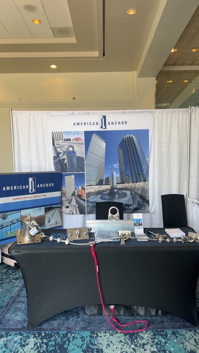American_Anchor's tweet image. What an amazing time we had at the Association of Condominiums and Access Control Annual Convention! Thanks to all our new friends that stopped by the booth to learn about fall protection and how we can help make Puerto Rico a safer place for workers at heights!
#FallProtection