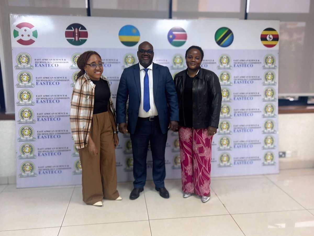 I had the privilege of hosting AUDA-NEPAD delegates, Dr. Barbara Glover and Ms. Maria Stella Namyalo Programme Officers, who paid a courtesy visit to EASTECO on 19th August 2025 to discuss collaborative initiatives in STI and AI.