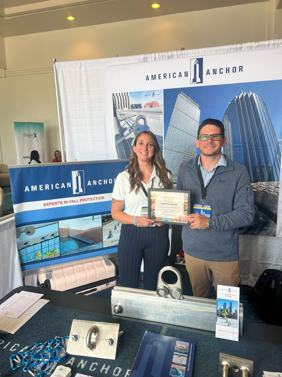 American_Anchor's tweet image. What an amazing time we had at the Association of Condominiums and Access Control Annual Convention! Thanks to all our new friends that stopped by the booth to learn about fall protection and how we can help make Puerto Rico a safer place for workers at heights!
#FallProtection
