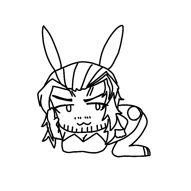 バニーの日ですが、私は何を描きたかったんでしょうね