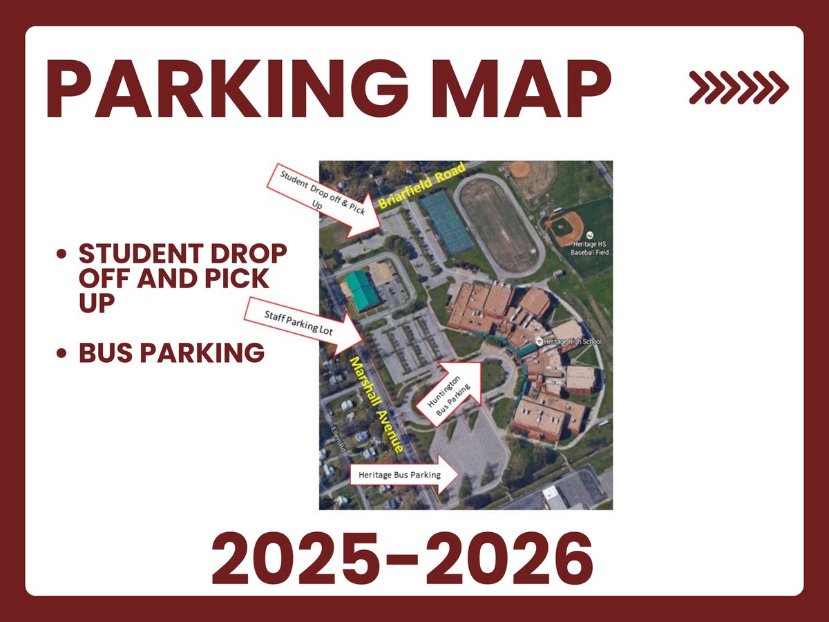 Hurricanes… August 25th is quickly approaching.  Student entry will be gym and maroon hall doors only.  Student pick up/drop off will be in the student parking lot located off of Briarfield Rd.

It is important that families are aware of these new changes.