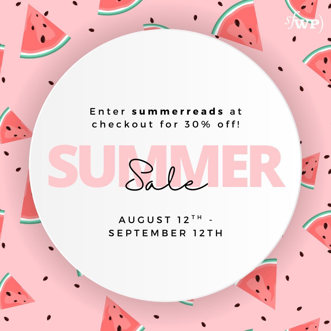 SFWP's tweet image. This just in, our summer book sale works on preorders!

Treat yourself to upcoming books by Caroline Hagood, @LisaKFWriter, @lumchanmfa, Lauren C. Johnson, @WendyJeanFox, &amp;amp; @ComedyJerry &amp;amp; get 30% off your total purchase when you shop directly from SFWP! buff.ly/S3Jxn7N