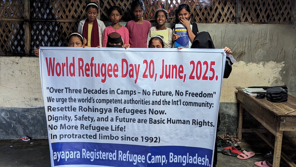 RRANforRohingya's tweet photo. @yaranshinwari @washingtonpost @guardian @FoxNews @ABC @Diplomat_APAC @AP @nytimes @CNBC @cnni The U.S. has the power to turn decades of Rohingya suffering into a chance for dignity&amp;freedom through resettlement. Stand with Rohingya #ResettleRohingya The U.S. as a beacon of hope, must lead in offering resettlement &amp; dignity to those trapped in camps since 1992 #USLeadership https://t.co/CNPFGy5kPP