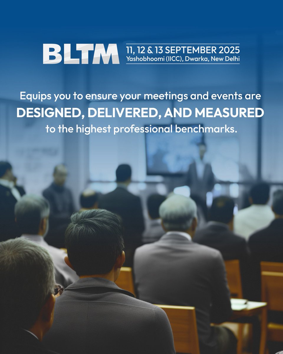 BLTMIndia's tweet photo. An exclusive first in India: MICE buyers can earn a globally recognised Meeting Fundamentals Certificate from MPI at BLTM 2025 for just $50. Limited seats, certificate included.

Register now: https://t.co/HMsZuhVVUg

#BLTM2025 #MICE #EventProfs #MPI #BusinessEvents https://t.co/JbWe6YffrB
