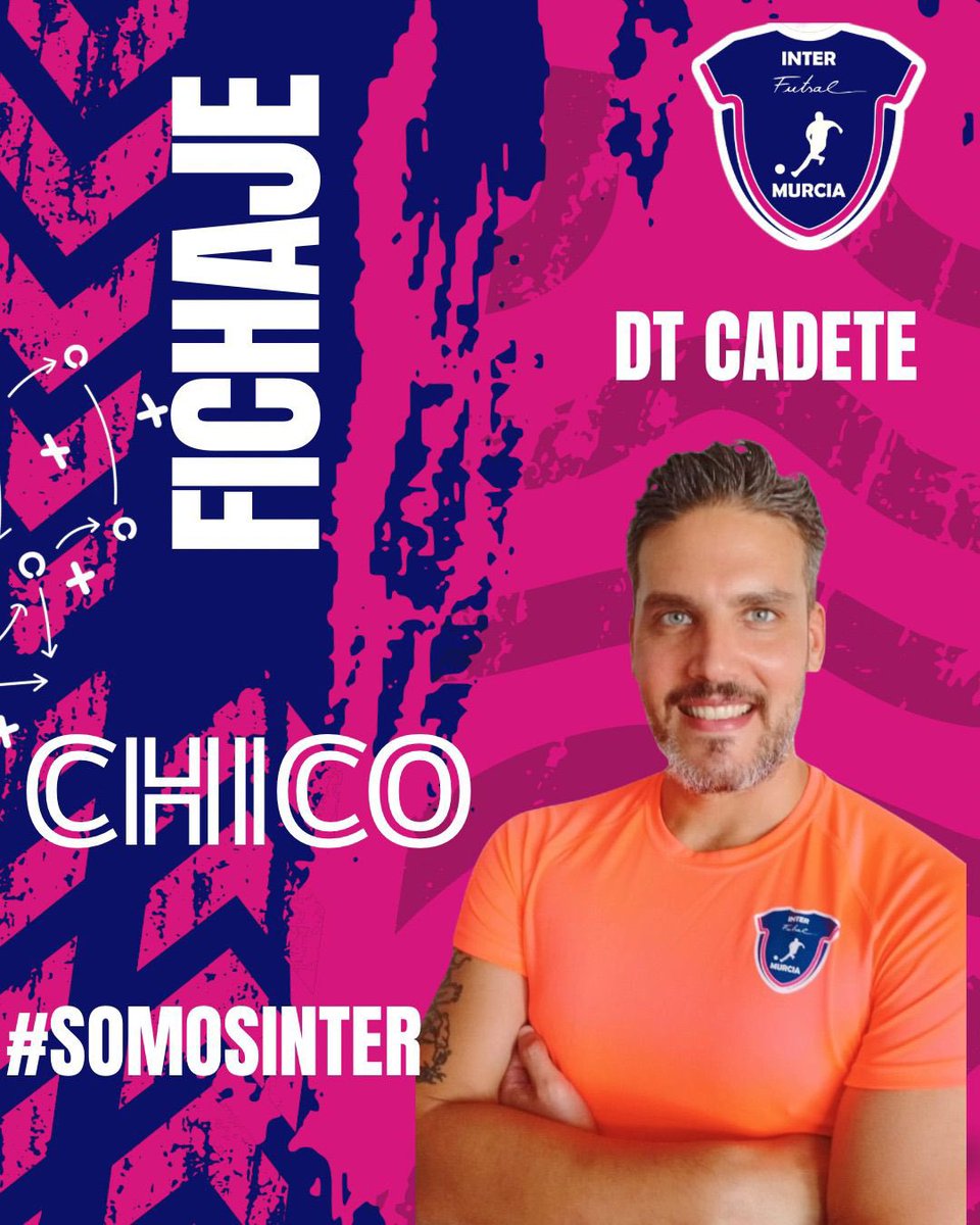 ✍️ ¡NUEVO FICHAJE!

🪄Roberto “Chico” entrenará al Cadete Autonómica para la temporada 25/26

⚽️ Entrenador con mucho conocimiento del deporte, con pasado en El Pozo y Jimbee Cartagena

#SomosInter