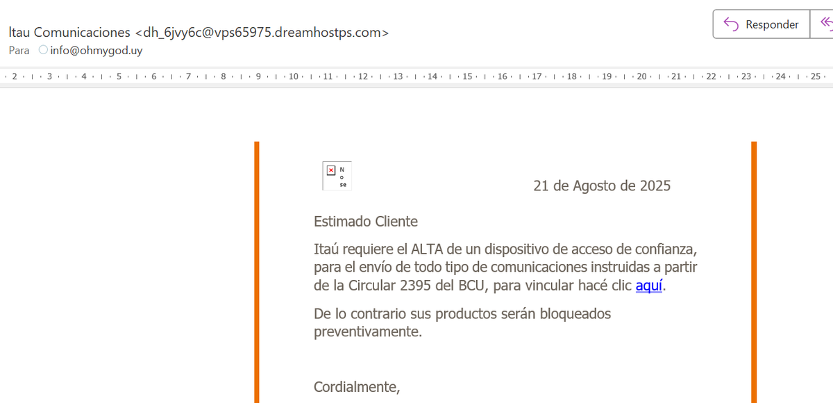 ¡OJO con esto 👀!
El otro día caí con uno que simulaba ser de Netflix, no presté atención y hice click. Por ahora no pasó nada, pero estoy super alerta ahora.