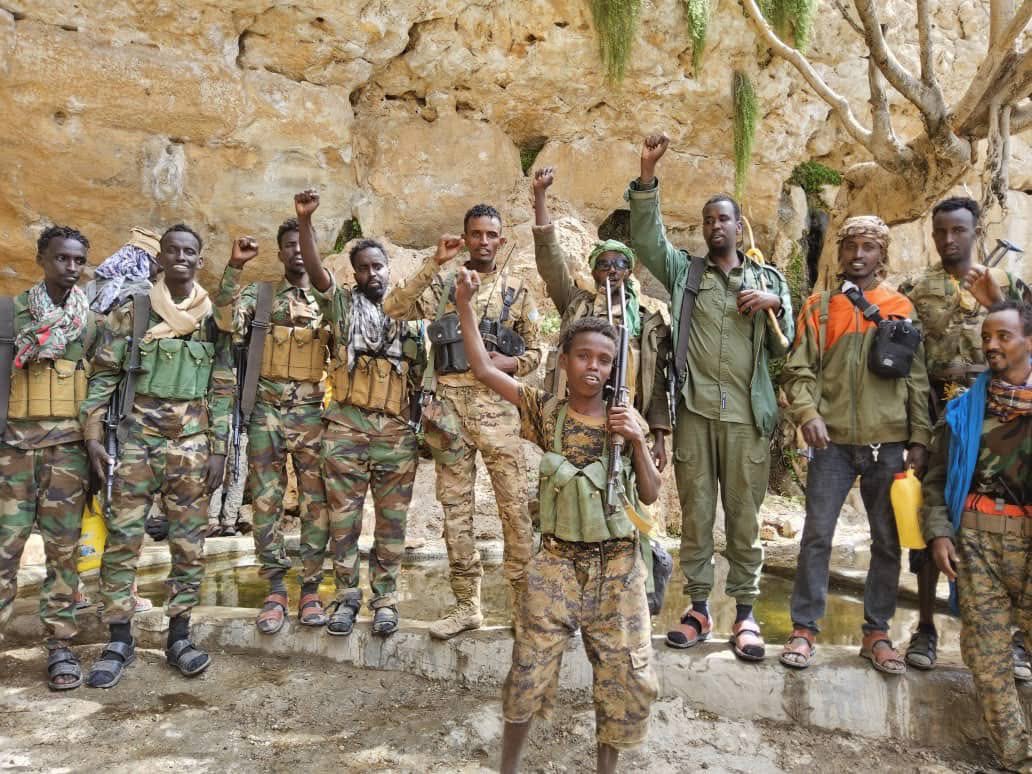 AmniGate's tweet image. 🔴 Puntland forces have made significant progress this week in the fourth phase of eradicating IS-Somalia terrorists hiding in the #Balade.

In a series of operations launched from #Xabley and #Miraale the forces today finally captured key defensive positions held by the group in