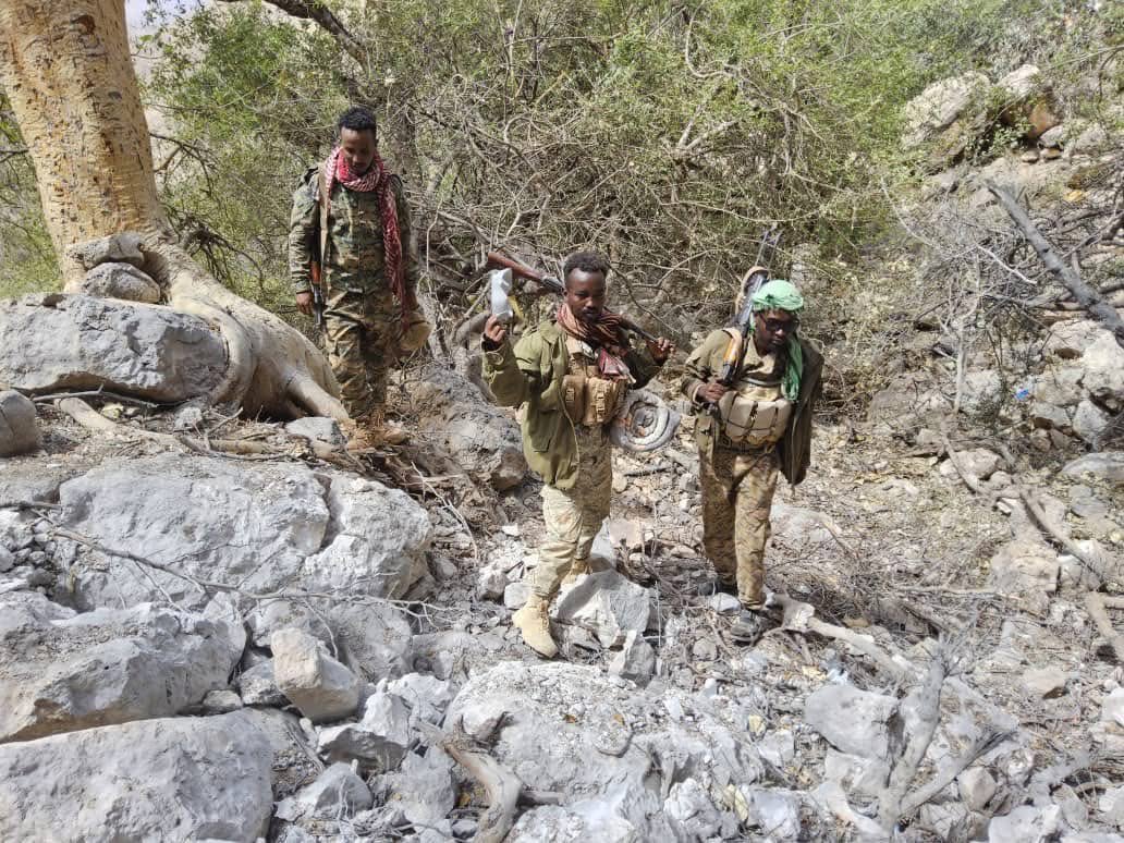 AmniGate's tweet image. 🔴 Puntland forces have made significant progress this week in the fourth phase of eradicating IS-Somalia terrorists hiding in the #Balade.

In a series of operations launched from #Xabley and #Miraale the forces today finally captured key defensive positions held by the group in