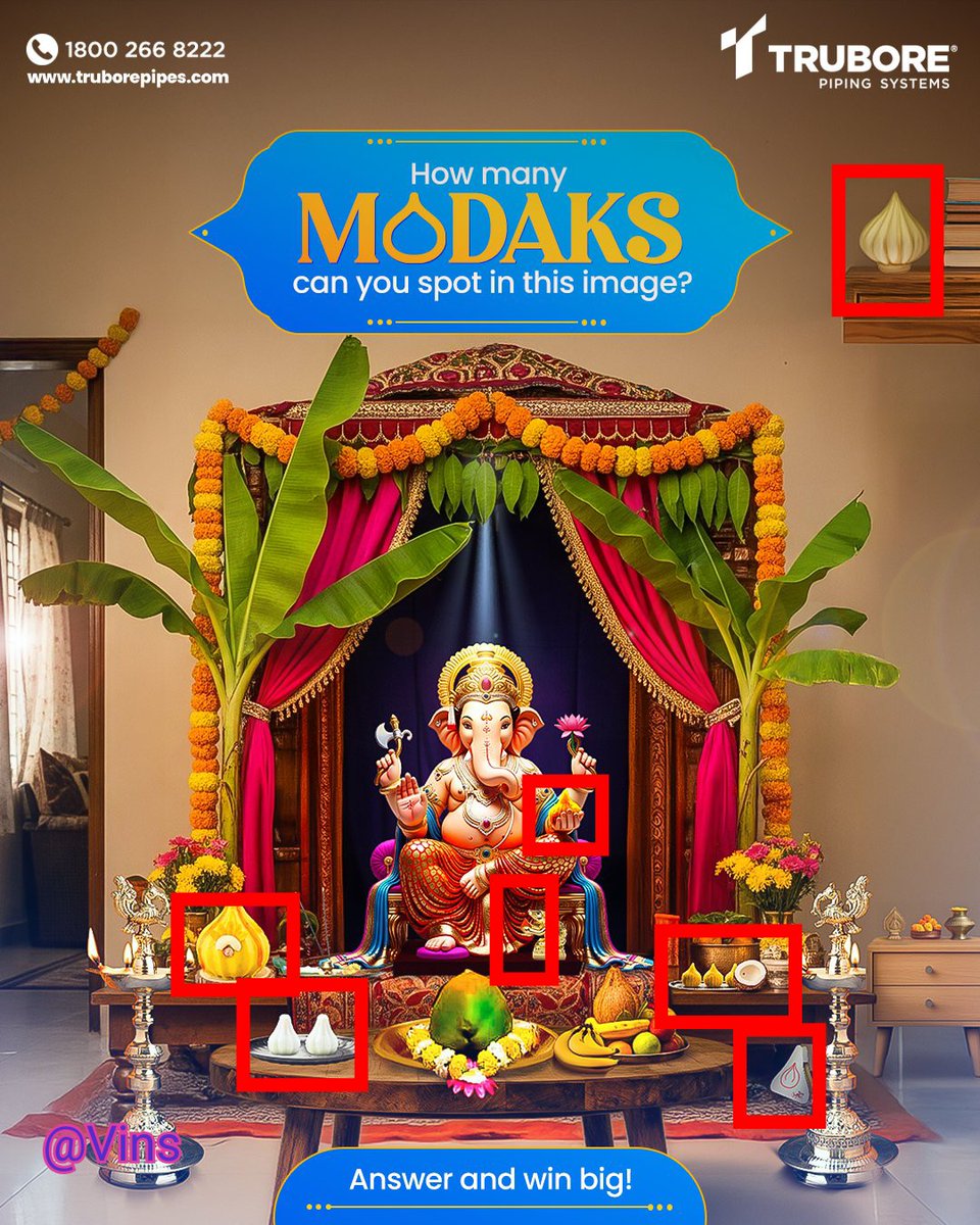Vins02424's tweet photo. 🔹Spotted 10 MODAKS
#TruborePipingSystems #Trubore #SpotTheModak #ContestAlert #Contest #Modaks #GaneshChaturthi2025 #Contest2025 #ParticipateAndWin
@TruborePipes
Join 🔖
@KajolSaxena7
@sathishmechy1
@dharani__55
@SmartAnand07
@KhareDivyesh
@CharanTweetss https://t.co/rPzROso47u