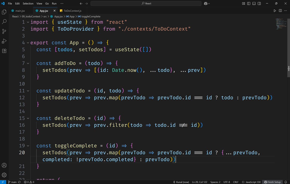 twt_Kunal's tweet photo. #DAY_49
Day 49/90
✅DSA: started Linked List. just done with arrays 🤯
Understand the basics operations.
✅DEV: todo App with React -> implemented the context.
#LeetCode #BuildInPublic #DevJourney #90DaysOfCode https://t.co/EzbtUwPbz4