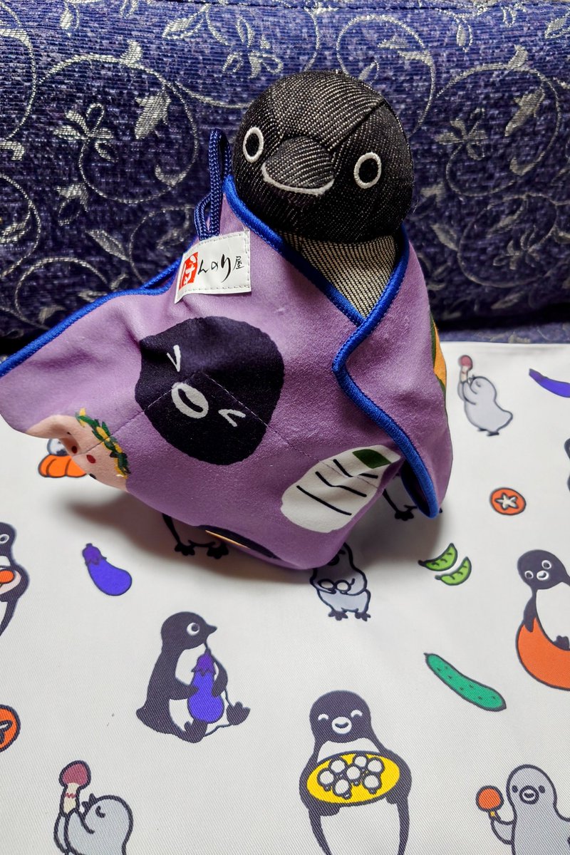 嬉しそうですが
エドペンさん用途が違いますぺん😊
#suicaのペンギンほんのり屋くっつく保冷保温クロス