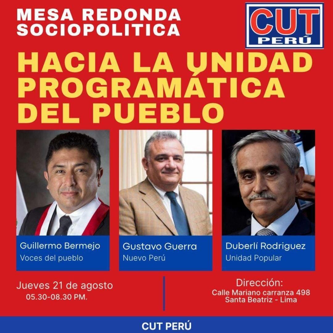 Hoy nos vemos en la CUT!