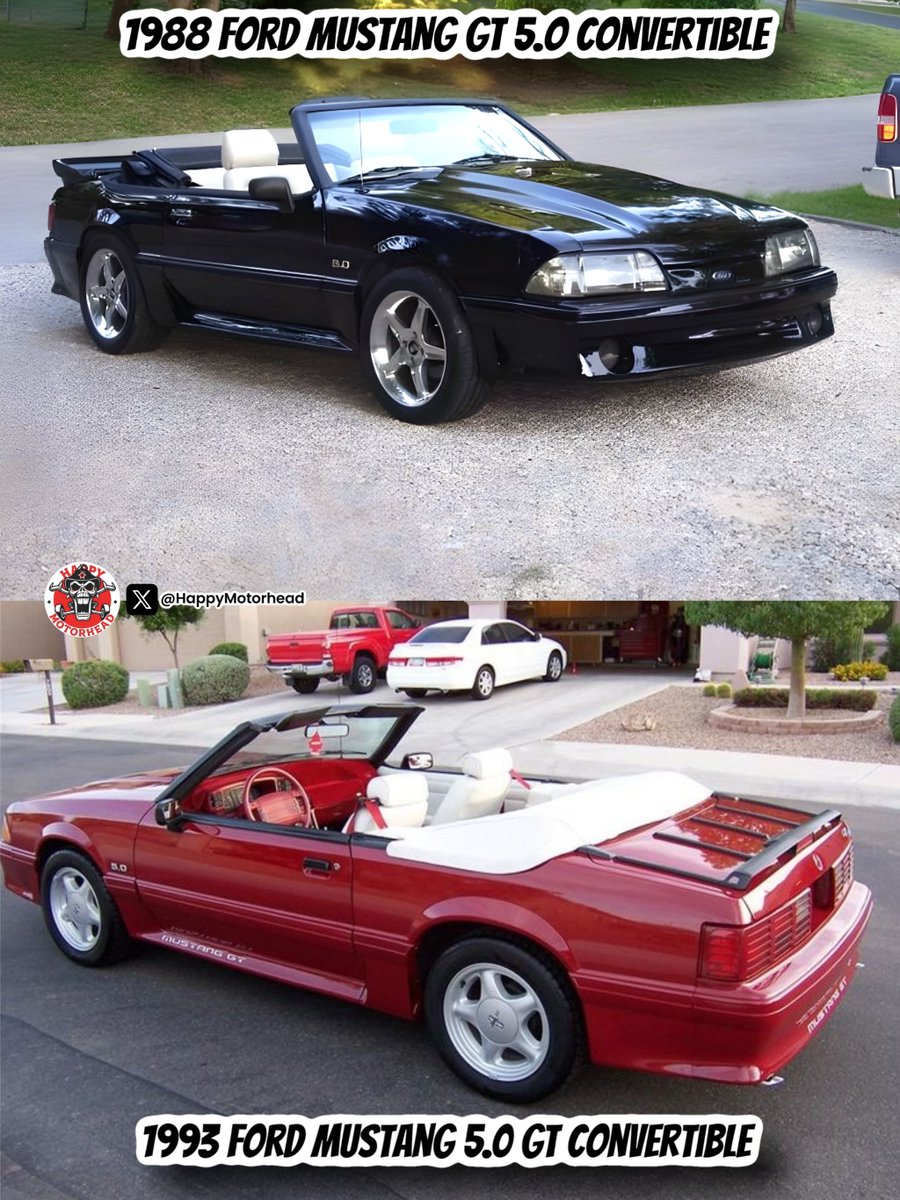 HappyMotorhead's tweet image. ♦️🔸️💎🔸️♦️🔹️💎🔹️♦️🔸️💎🔸️♦️

1993 Ford Mustang 5.0 GT Convertible
🔸️ OR 🔸️
1993 Ford Mustang 5.0 GT Convertible #FoxBody