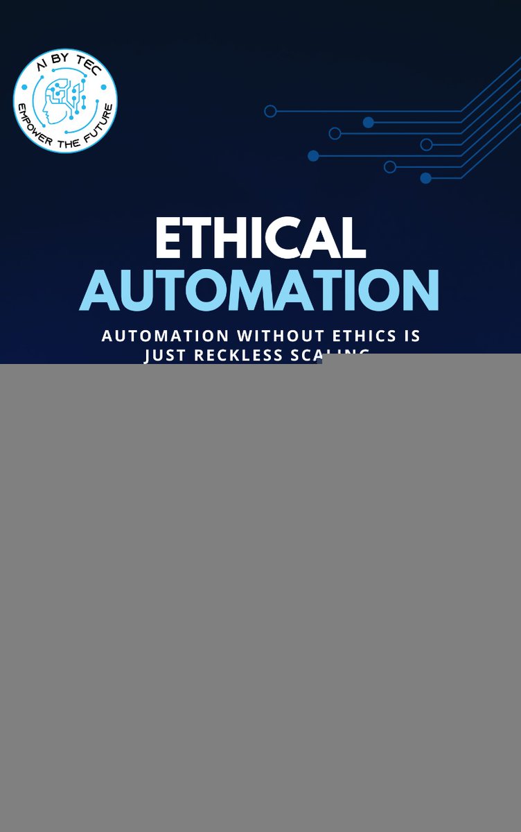 AI_BY_TEC's tweet image. Automation without ethics is reckless scaling.
As businesses automate hiring, recommendations, and decisions, they must embed fairness, transparency, and accountability.
#Aibytec #AIbytec #EthicalAI #ResponsibleAutomation #FutureOfWork #SmartScaling #TechWithPurpose #Boost