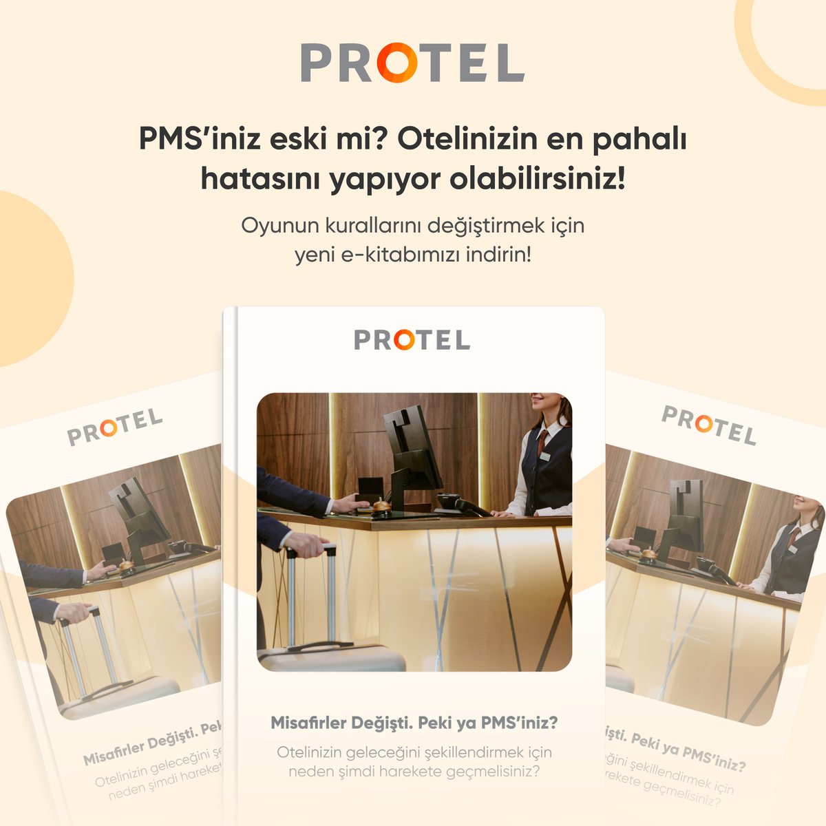 protelturkiye's tweet photo. Gezginler artık baştan sona dijital bir deneyim bekliyor. Eski ve hantal PMS’ler ise otel operasyonlarını her alanda aksatıyor. Bu e-kitap, bulut tabanlı PMS’in oyunun kurallarını nasıl değiştirdiğini detaylıca inceliyor. https://t.co/2RvWPdF9uu https://t.co/J8IlGRmJTj