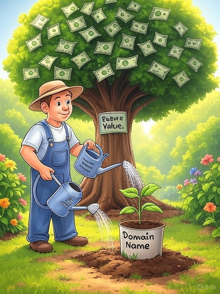 Domain investing is like planting a digital seed today for a cash tree tomorrow! 
 Pick the right domain, hold tight, and watch its value soar as trends shift. 
Think short, catchy, brandable names or niche keywords that scream potential.  #DomainInvesting #DigitalRealEstate