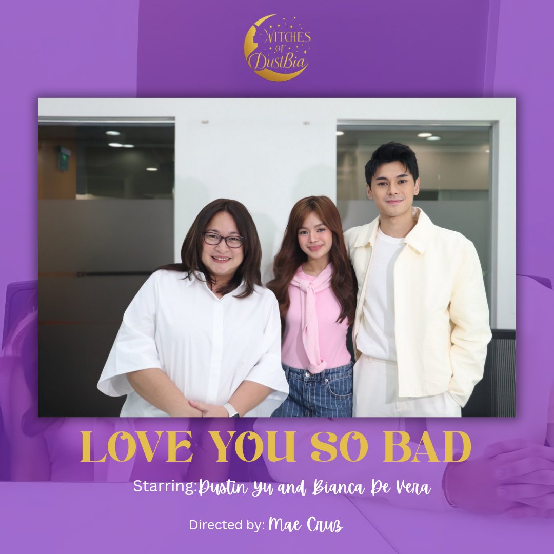 💫 Are you excited? Huge congratulations to Dustin Yu and Bianca De Vera for starring in Mae Cruz Alviar’s upcoming film Love You So Bad! 🎬✨ 

<a href="/dustinyuu/">Dustin Yu</a> || <a href="/biancadeveraa/">Bianca De Vera</a>
