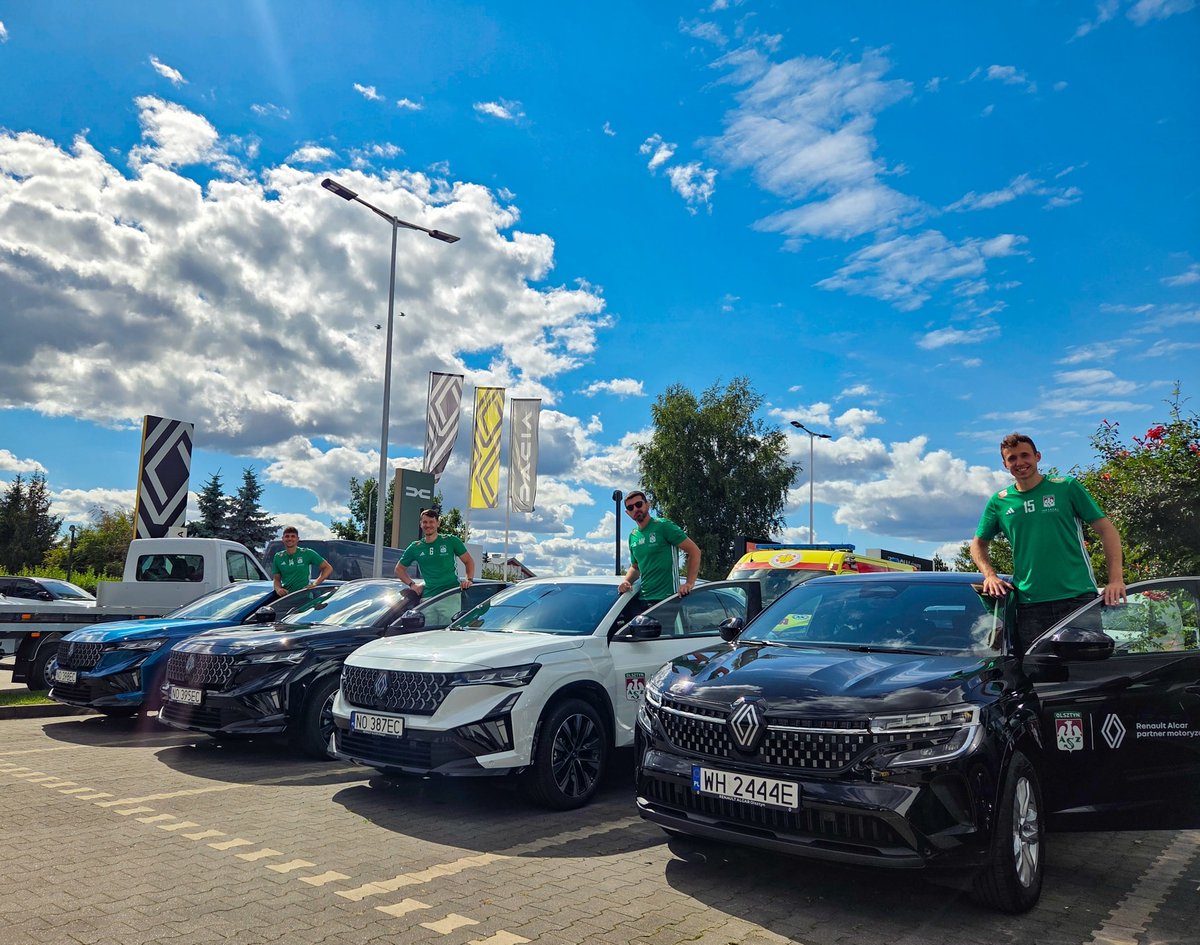 To już trzeci rok naszej owocnej współpracy z Alcar Renault 🤝 W trakcie rozgrywek, korzystamy z najwyższej jakości samochodów marki Renault Austral 🚙 Dzięki naszemu Partnerowi, mamy zapewnione komfortowe i bezpieczne warunki podróżowania ✨

Dziękujemy za zaufanie 💚