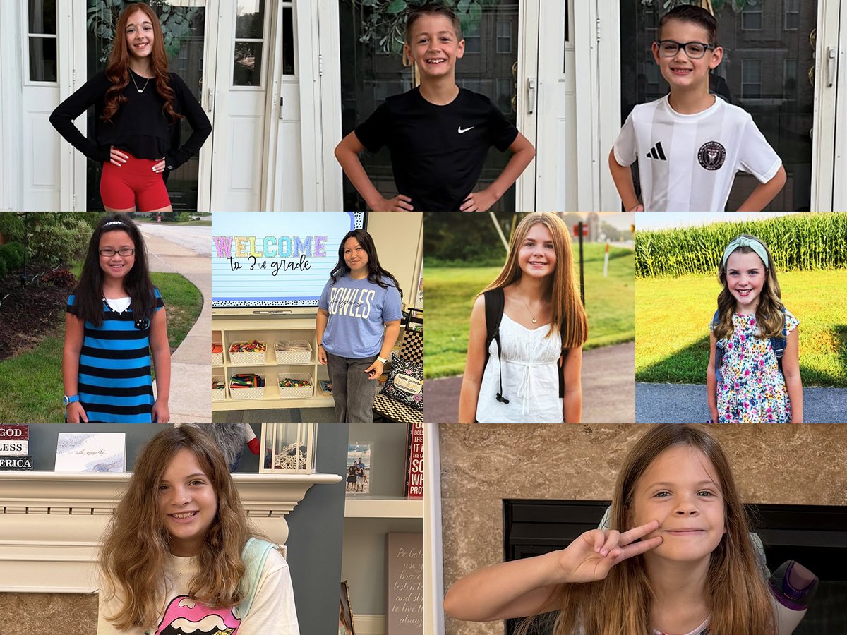 rockwoodschools's tweet photo. Nearly 30 community members shared their first-day fun with us, including an educator celebrating her first day as a Rockwood 3rd-grade teacher by throwing back to her first day as a Rockwood 3rd-grader! Thank you for sending these pictures in! #WeAreRockwood #RSDFirstDay https://t.co/7ftvWEIeEx