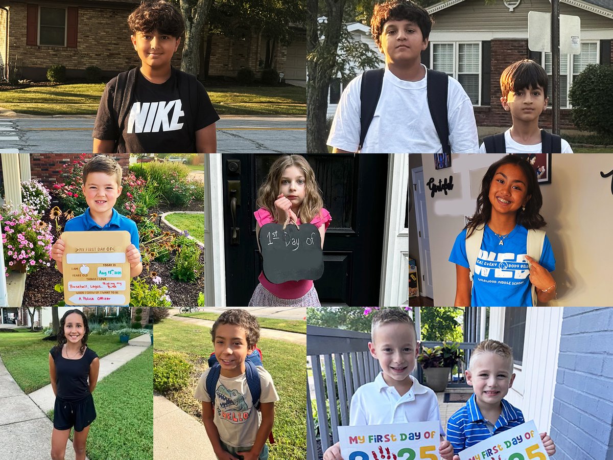 rockwoodschools's tweet photo. Nearly 30 community members shared their first-day fun with us, including an educator celebrating her first day as a Rockwood 3rd-grade teacher by throwing back to her first day as a Rockwood 3rd-grader! Thank you for sending these pictures in! #WeAreRockwood #RSDFirstDay https://t.co/7ftvWEIeEx
