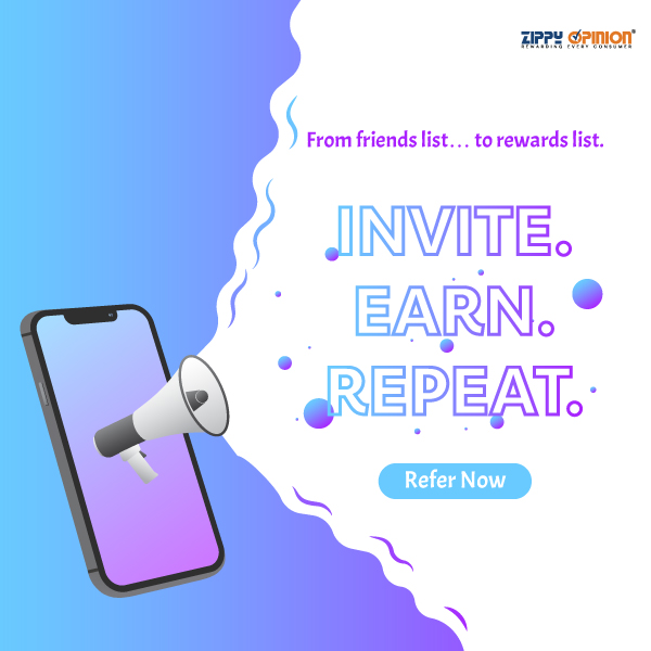 Invite your friends to join Zippy Opinion 🤝✨ and earn rewards 🎁💰

Start referring now 🔗: bit.ly/3VaZJw9

The more you refer, the more you earn! ✨🤑

#zippyopinion #zippycircle #paidonlinesurveys  #zippypoints #referral #referafriend #referralbonus #referralrewards