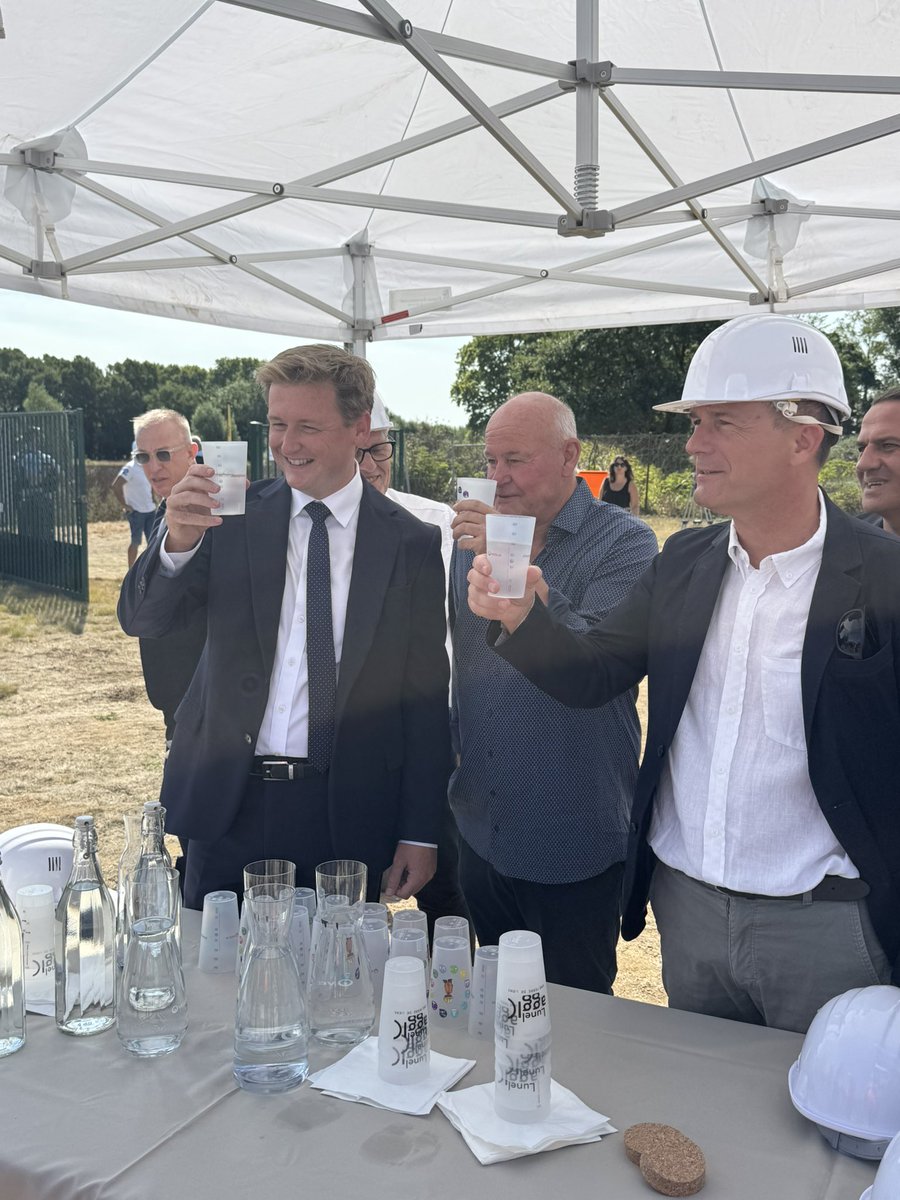 Prefet34's tweet image. J’étais ce matin à Lunel-Viel et Saint-Just aux côtés de la CA Lunel Agglo avec l’ARS Occitanie, les entreprises #Veolia et #Suez pour visiter les deux installations de traitement d’eau potable où nous avons présenté les actions menées pour face aux dépassements constatés dans