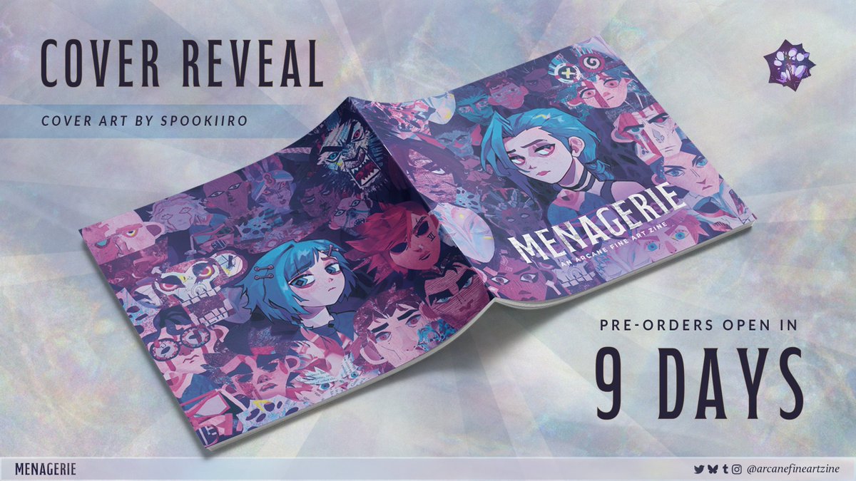 𒆙𝐂𝐎𝐕𝐄𝐑 𝐑𝐄𝐕𝐄𝐀𝐋!𒆙

Created by <a href="/spookiiro/">spookii</a> using mixed media, our cover features 30+ characters from Arcane. Can you spot them all?

All 100+ pages of our contributors' phenomenal artwork can be yours when our preorders open in 9 days, at 11:00AM (ET) on September 1st!