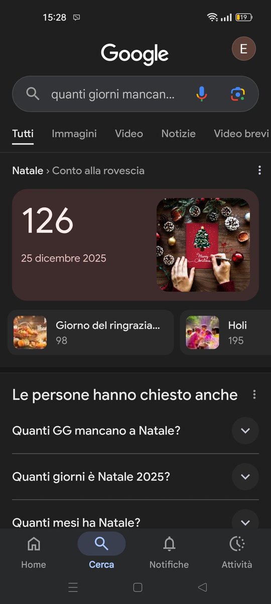 ma nella mia testa suonano già canzoni natalizie